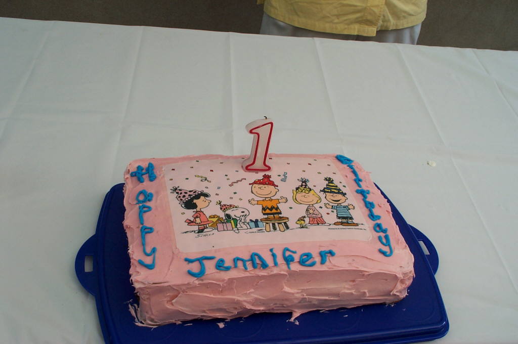 Peanuts Birthday Cake